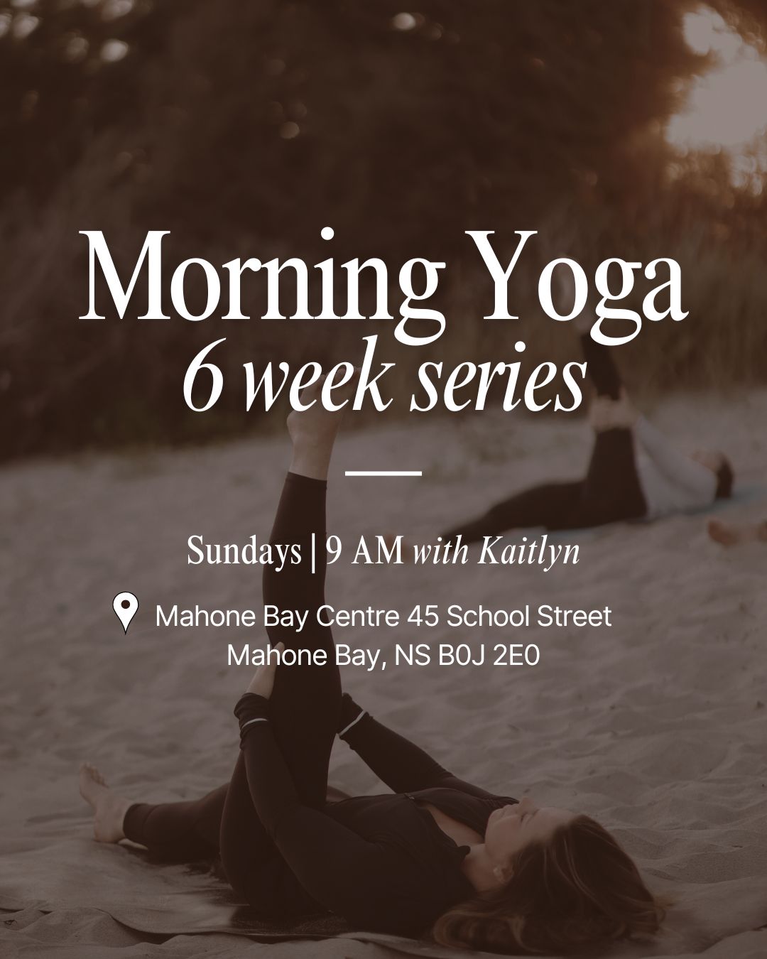 Morning Yoga in Mahone Bay (drop-in pass)